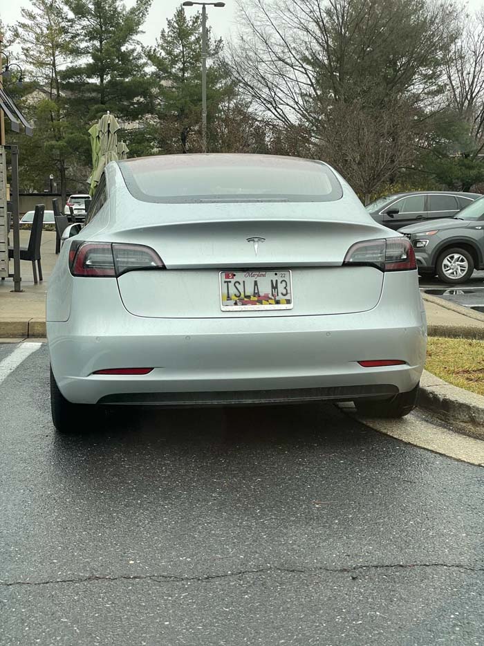 TSLAM3 vanity license plate