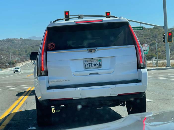 YYEEHA vanity license plate meaning Yee-Haw
