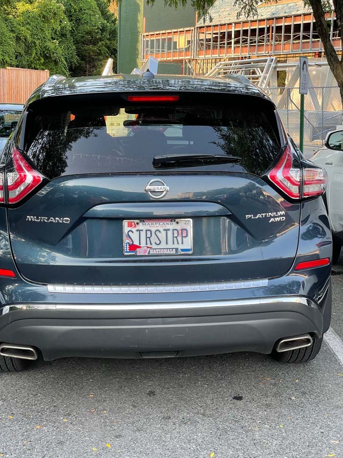 STRSTRP vanity license plate meaning Stars and Stripes