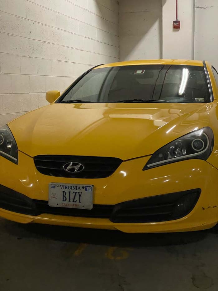 BIZY vanity license plate meaning Busy