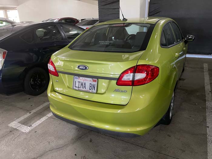 LIMABN vanity license plate