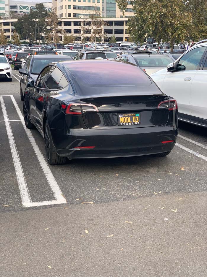 MODL03 vanity license plate meaning (Tesla) Model 3