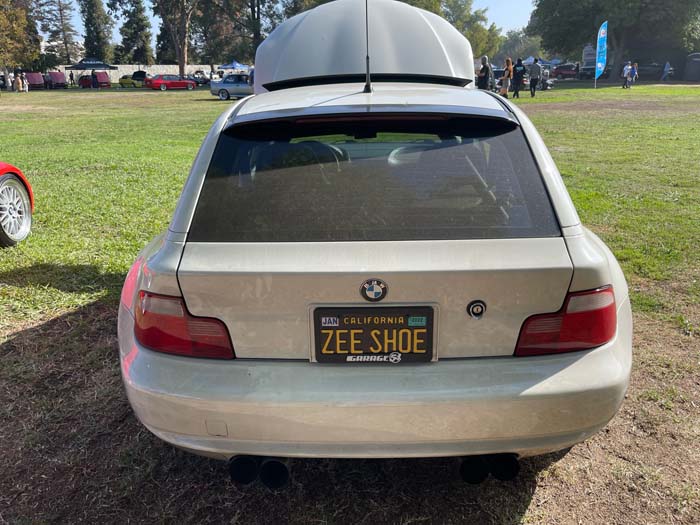 ZEESHOE vanity license plate meaning (BMW) Z (clown) Shoe