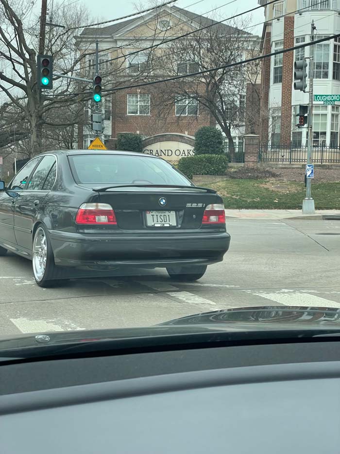 TISDI vanity license plate