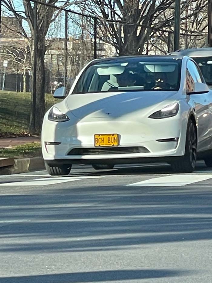 BCHBUM vanity license plate