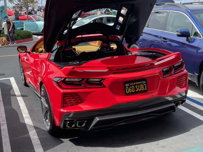 060SUB3 vanity license plate meaning 0-60mph in Sub 3 seconds