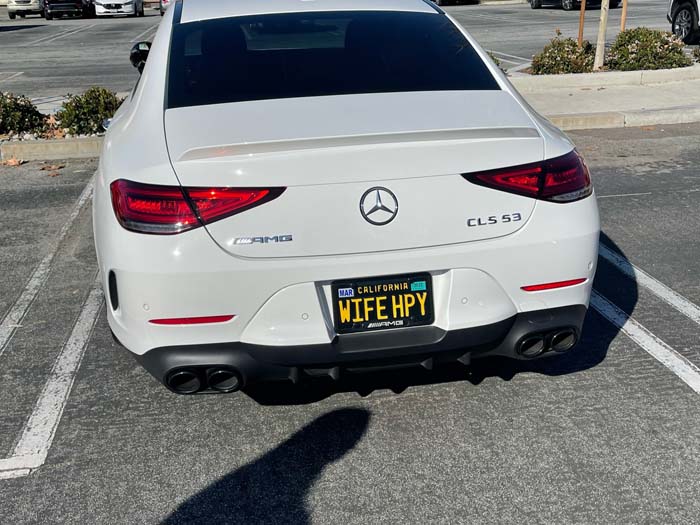 WIFEHPY vanity license plate meaning Wife Happy