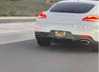 SANAZZY vanity license plate