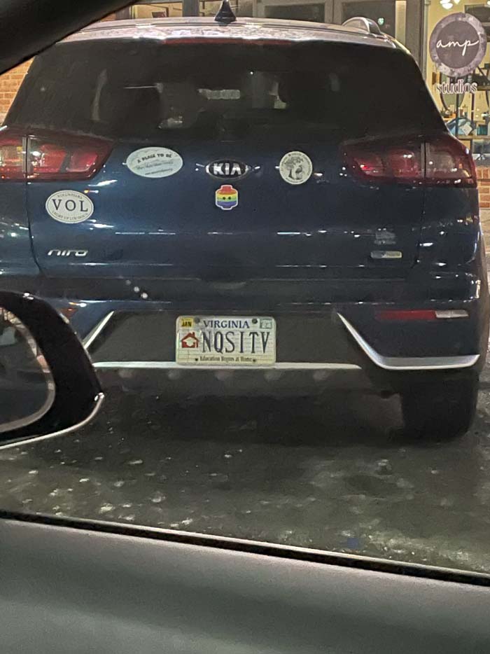 NQSITV vanity license plate meaning Inquisitive