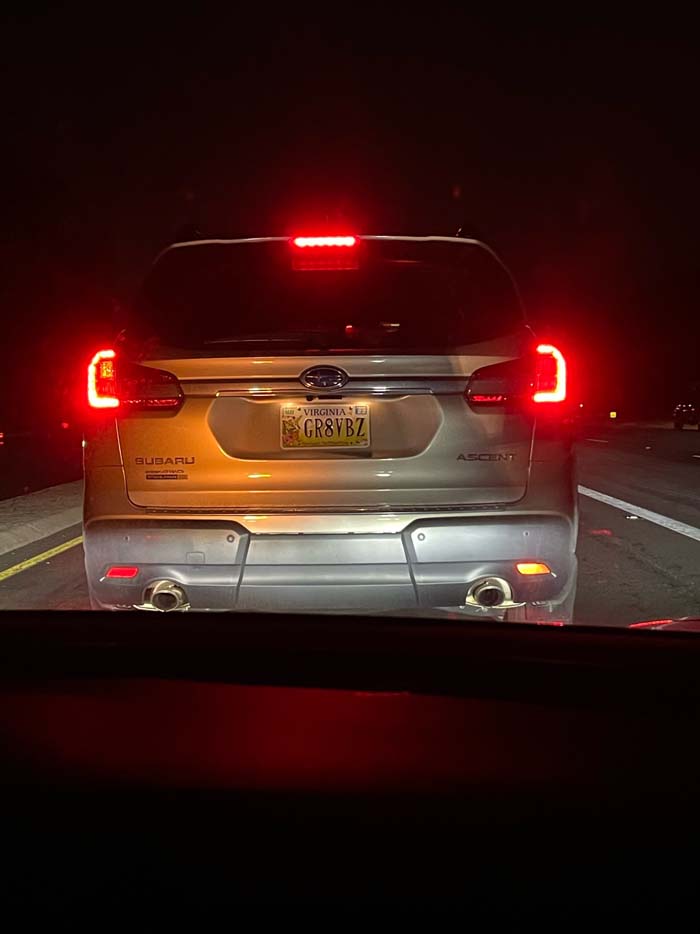 GR8VBZ vanity license plate meaning Great Vibes