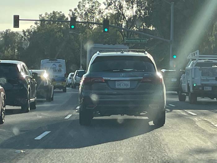 SRCCODE vanity license plate meaning Source Code