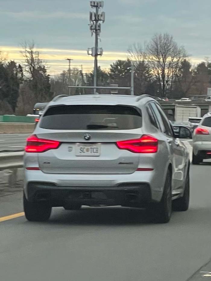 SCTCH vanity license plate meaning Scotch