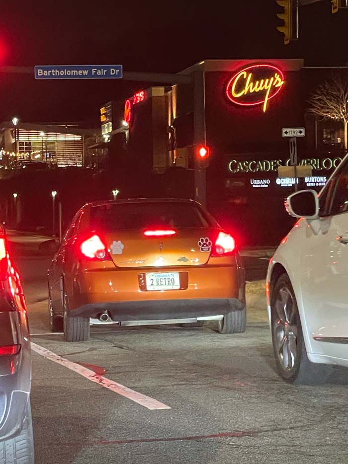2RETRO vanity license plate meaning Too Retro