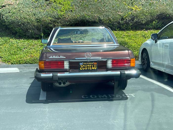 2CUTE4U vanity license plate meaning Too Cute For You
