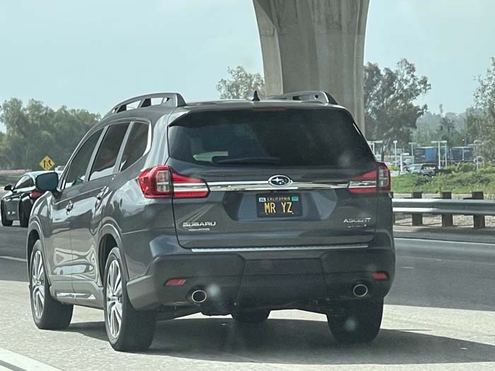 MRYZ vanity license plate