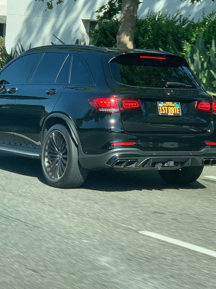 1STR8TE vanity license plate meaning 1st Rated