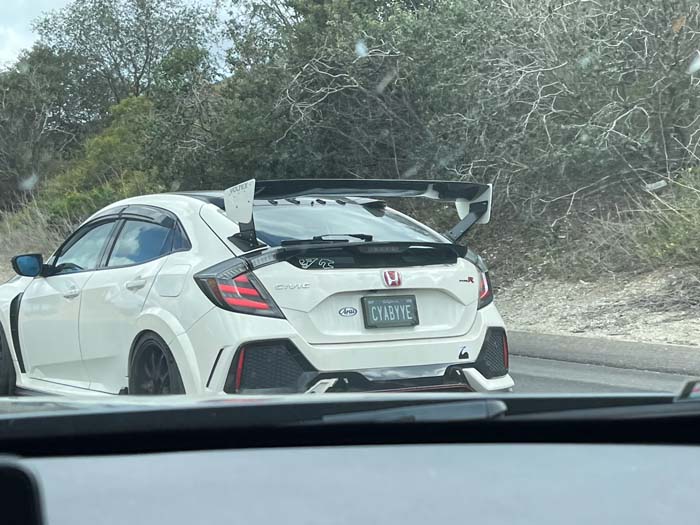 CYABYYE vanity license plate meaning See Ya Bye