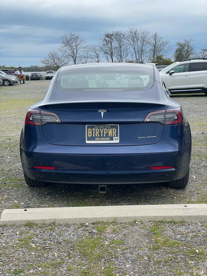 BTRYPWR vanity license plate