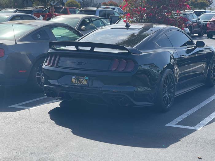MELO50H vanity license plate meaning Mellow 5.0