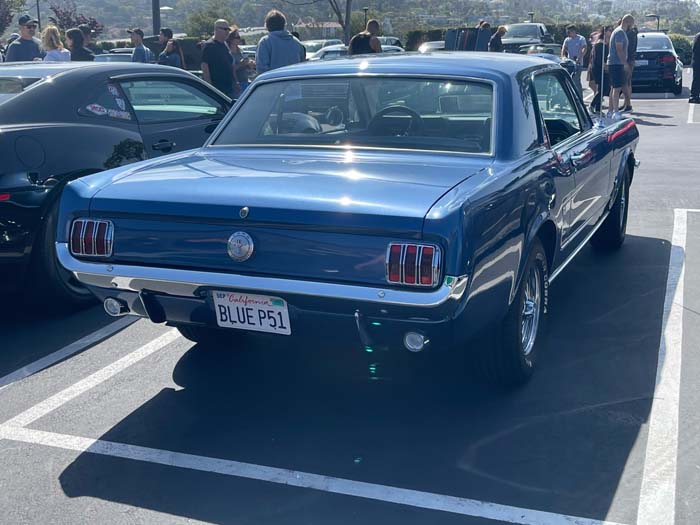 BLUEP51 vanity license plate meaning Blue P-51 Mustang