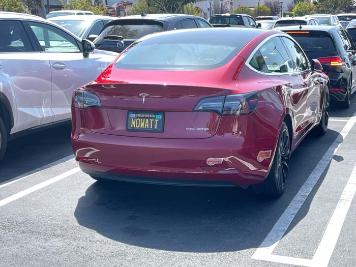 NOWATT vanity license plate meaning Know What?