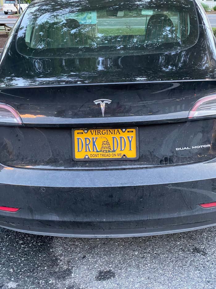 DRKDDY vanity license plate