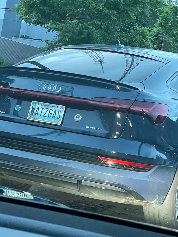 WATZGAS vanity license plate
