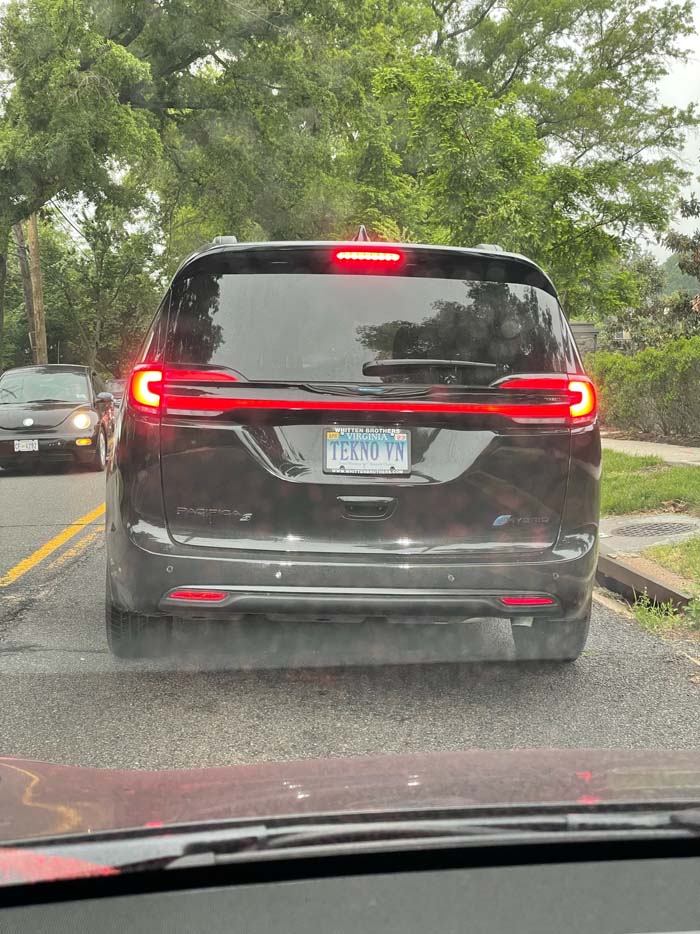 TEKNOVN vanity license plate