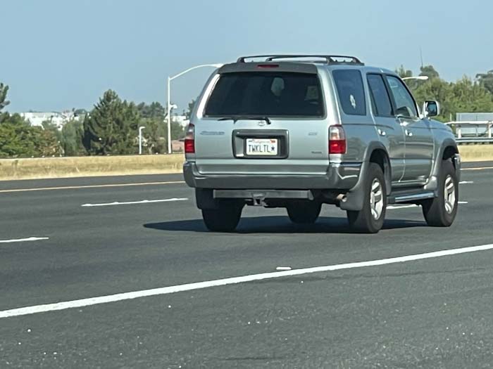 TWKLTL vanity license plate