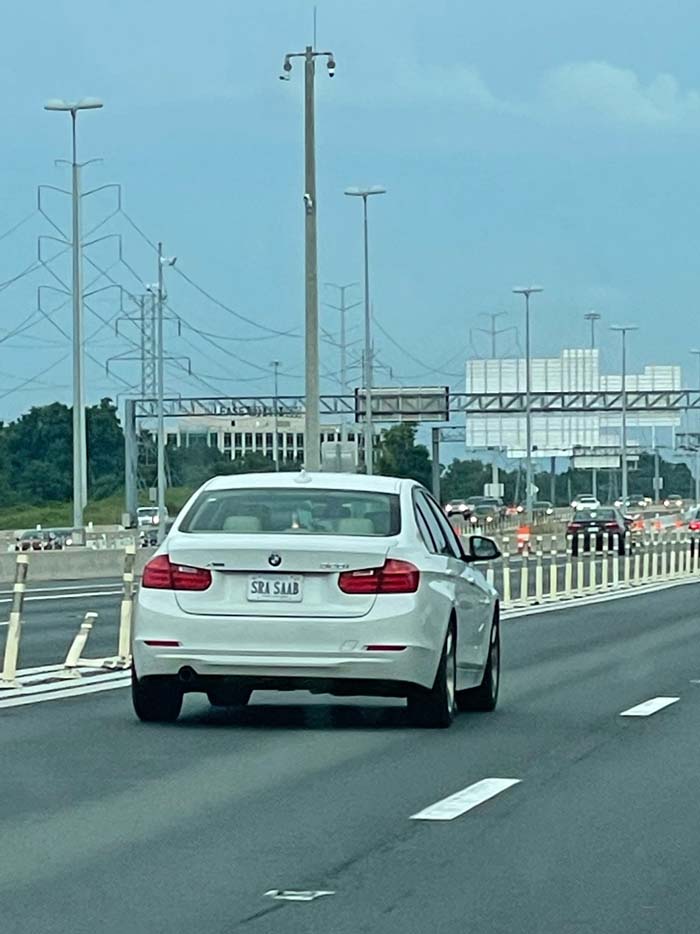 SRASAAB vanity license plate meaning Sorry Sob