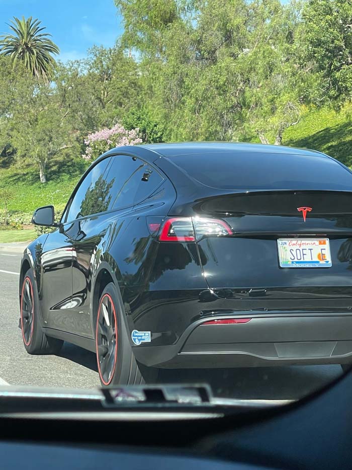 SOFTE vanity license plate