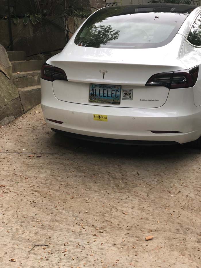 ALLELEC vanity license plate
