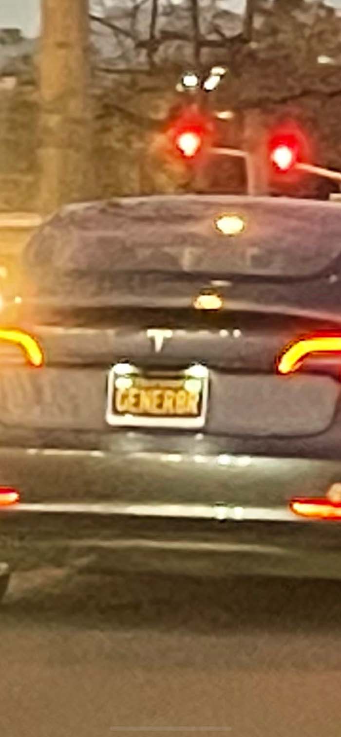 GENER8R vanity license plate meaning Generator