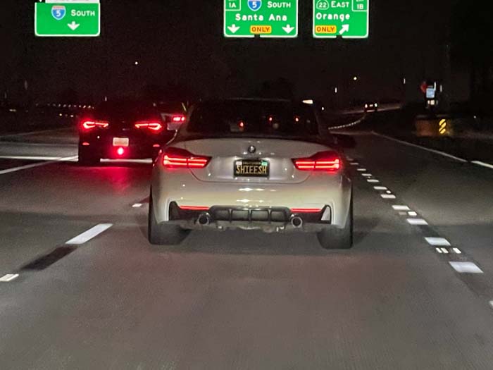 SHIEESH vanity license plate meaning Sheeeesh