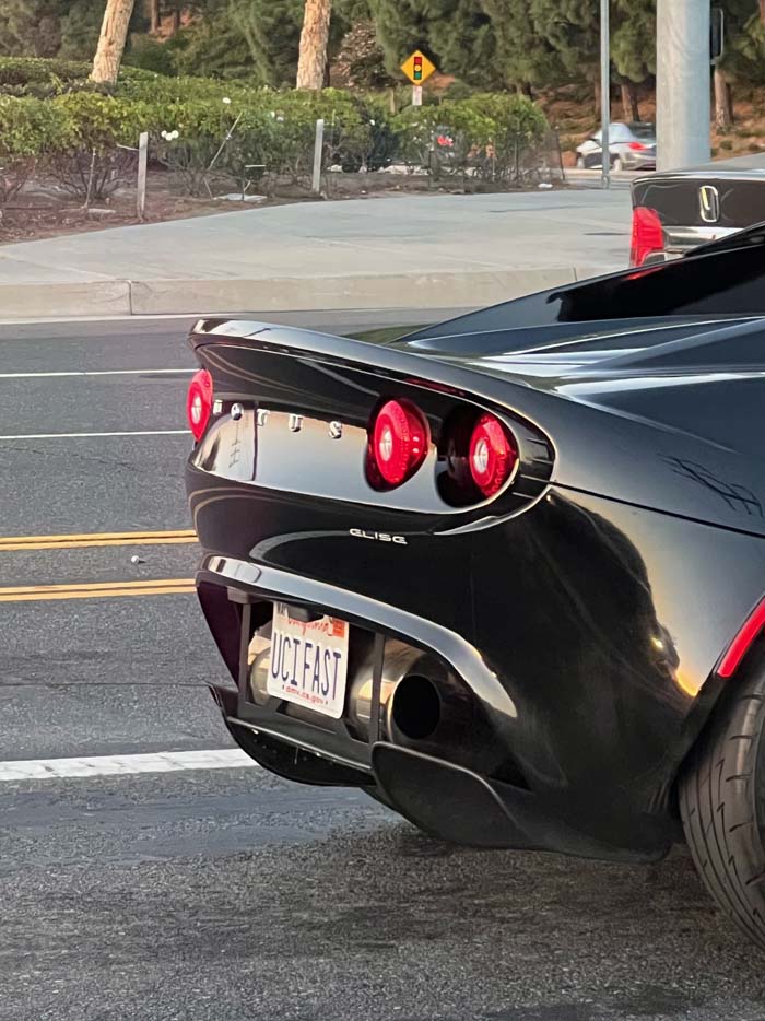 UCIFAST vanity license plate