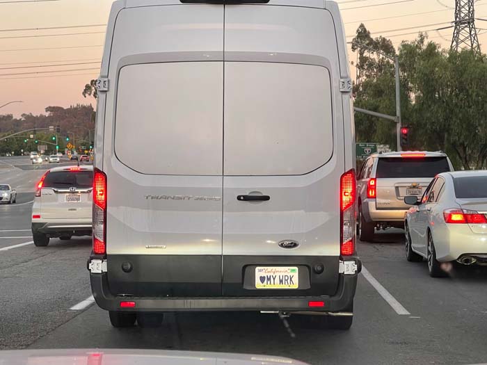 MYWRK vanity license plate