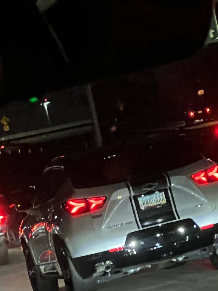 WWAOAAA vanity license plate meaning Whoooaaah