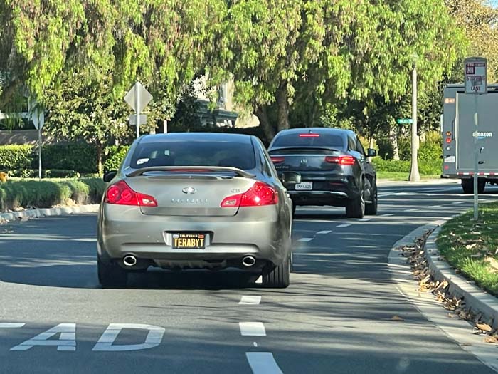 TERABYT vanity license plate