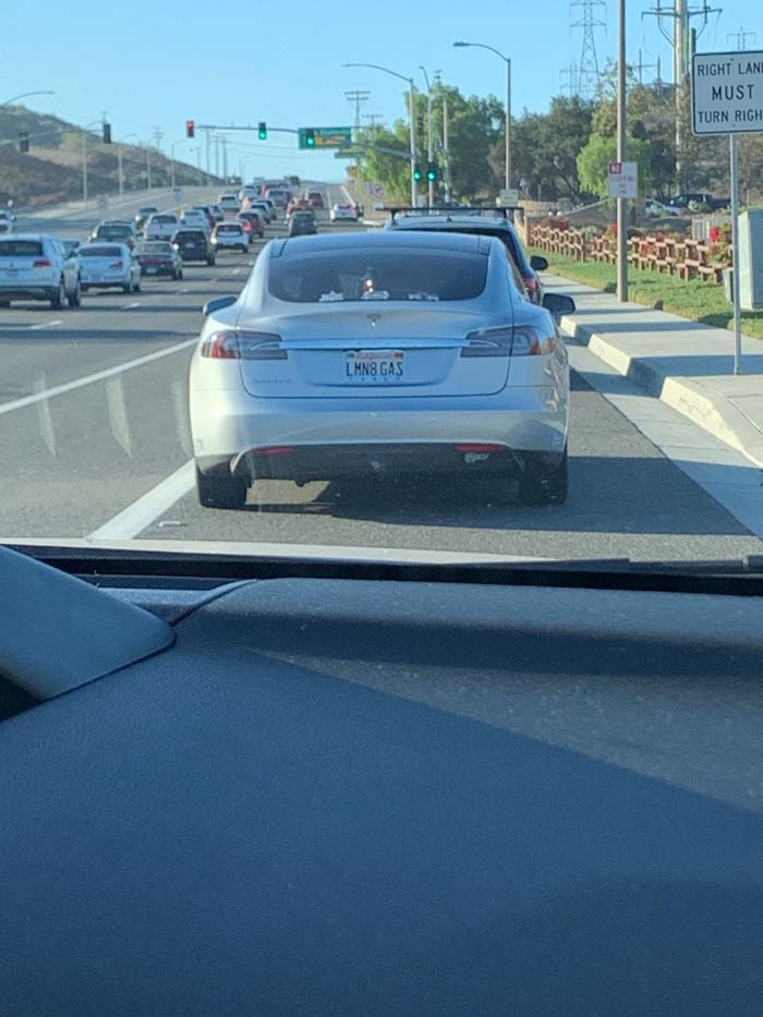 LMN8GAS vanity license plate