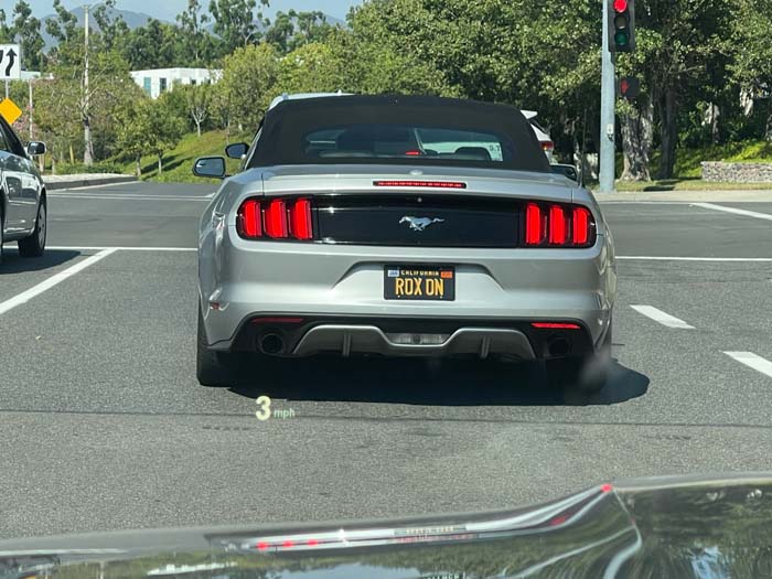 ROXON vanity license plate