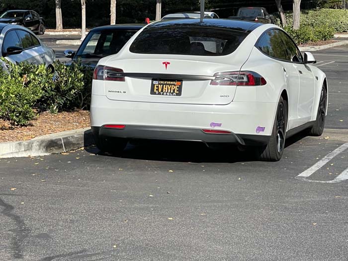 EVHYPE vanity license plate meaning EV Hype
