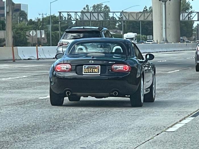 OUTTYME vanity license plate