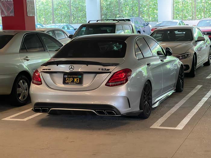 SUPM3 vanity license plate meaning What's Up M3