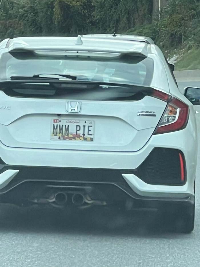 MMMPIE vanity license plate