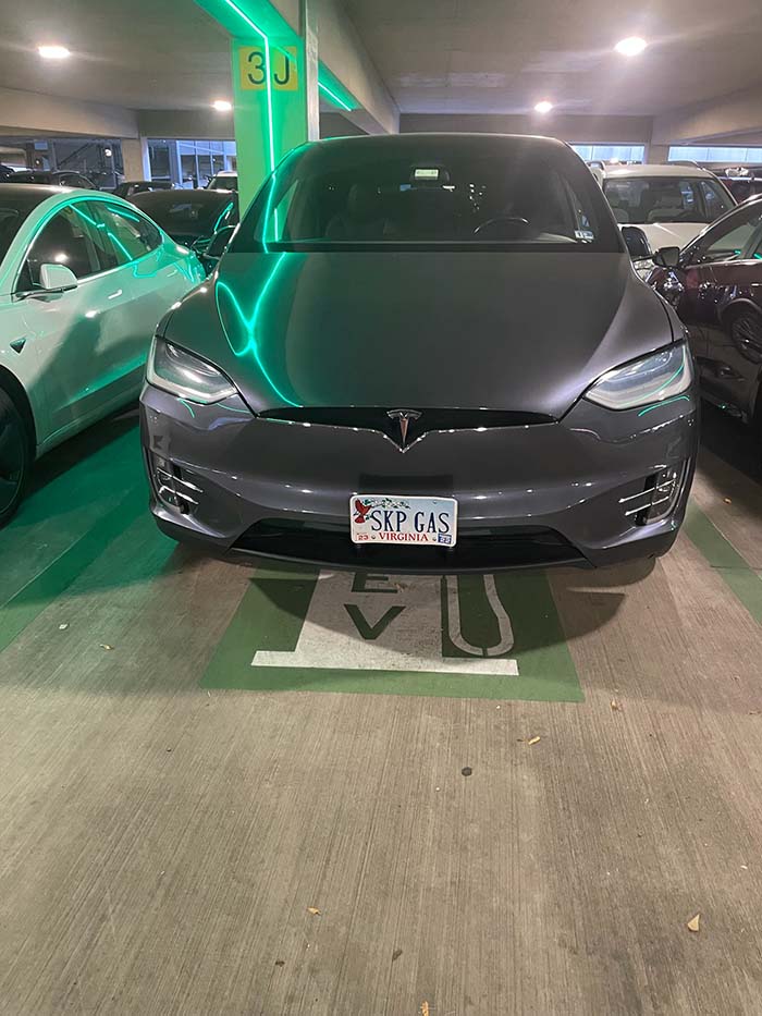 SKPGAS vanity license plate meaning Skip Gas