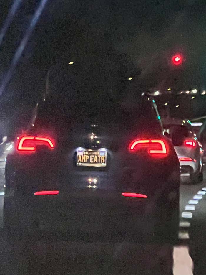 AMPEATR vanity license plate
