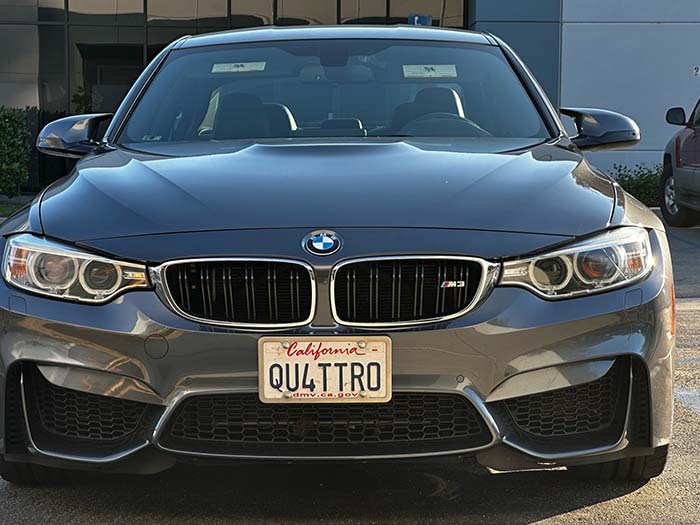 QU4TTRO vanity license plate