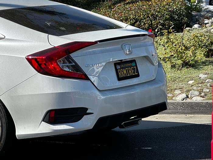 RRMIREZ vanity license plate meaning R. Ramirez