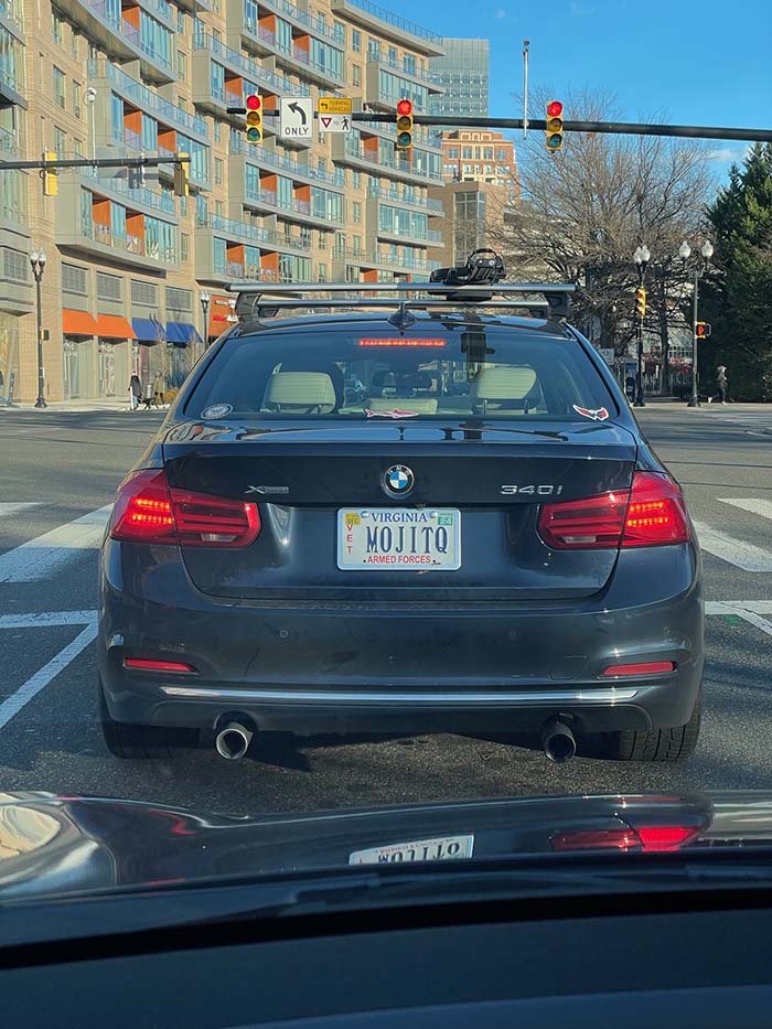MOJITQ vanity license plate meaning Mojito