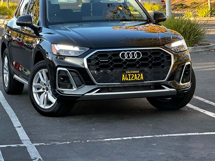 A41SA2A vanity license plate meaning A Four is a Two A